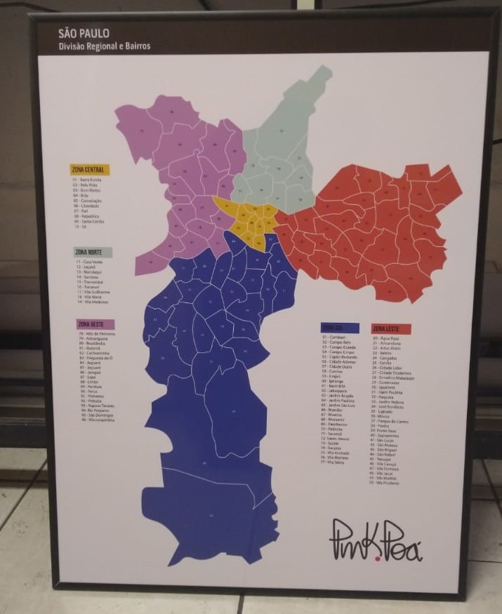 MAPA SP COM BAIRROS