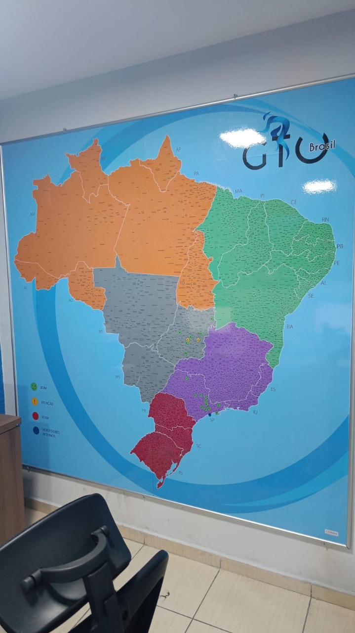 mapa do brasil colorido por regiões