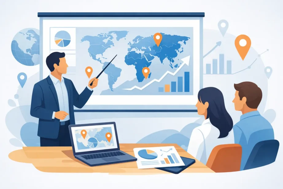 Mapa para apresentação comercial: como usar Mapa para apresentação comercial: como usar