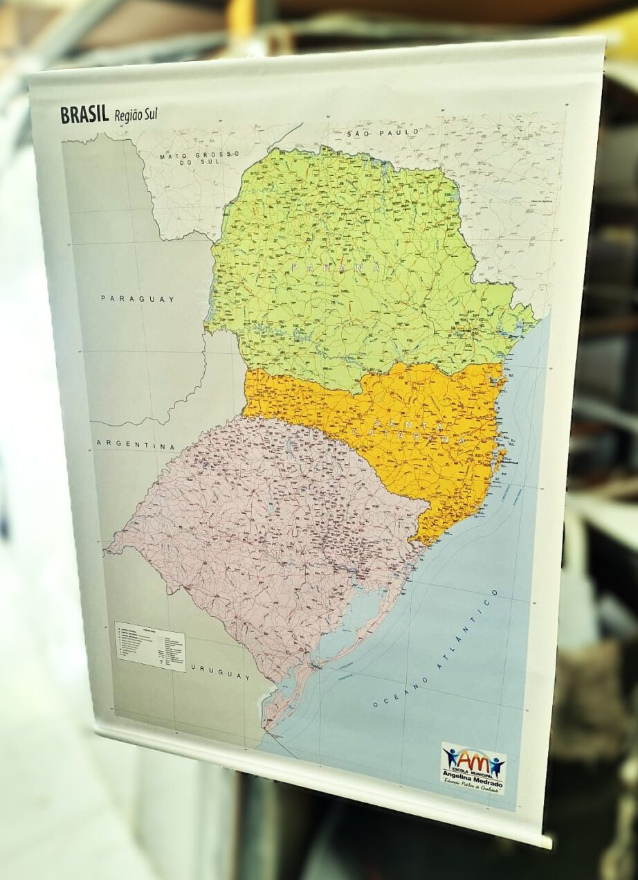 MAPA ESCOLAR REGIÃO SUL