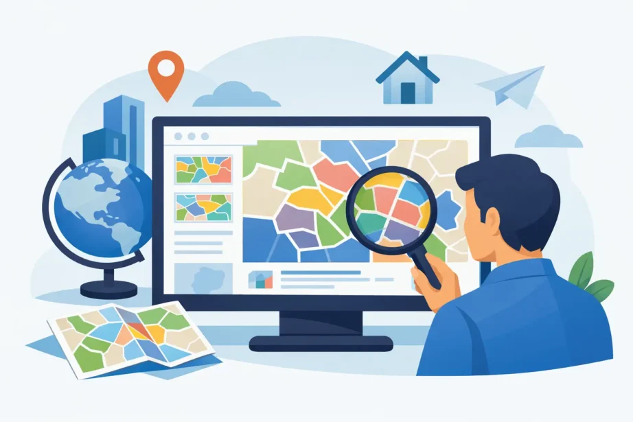 Onde comprar mapa de bairros com precisão